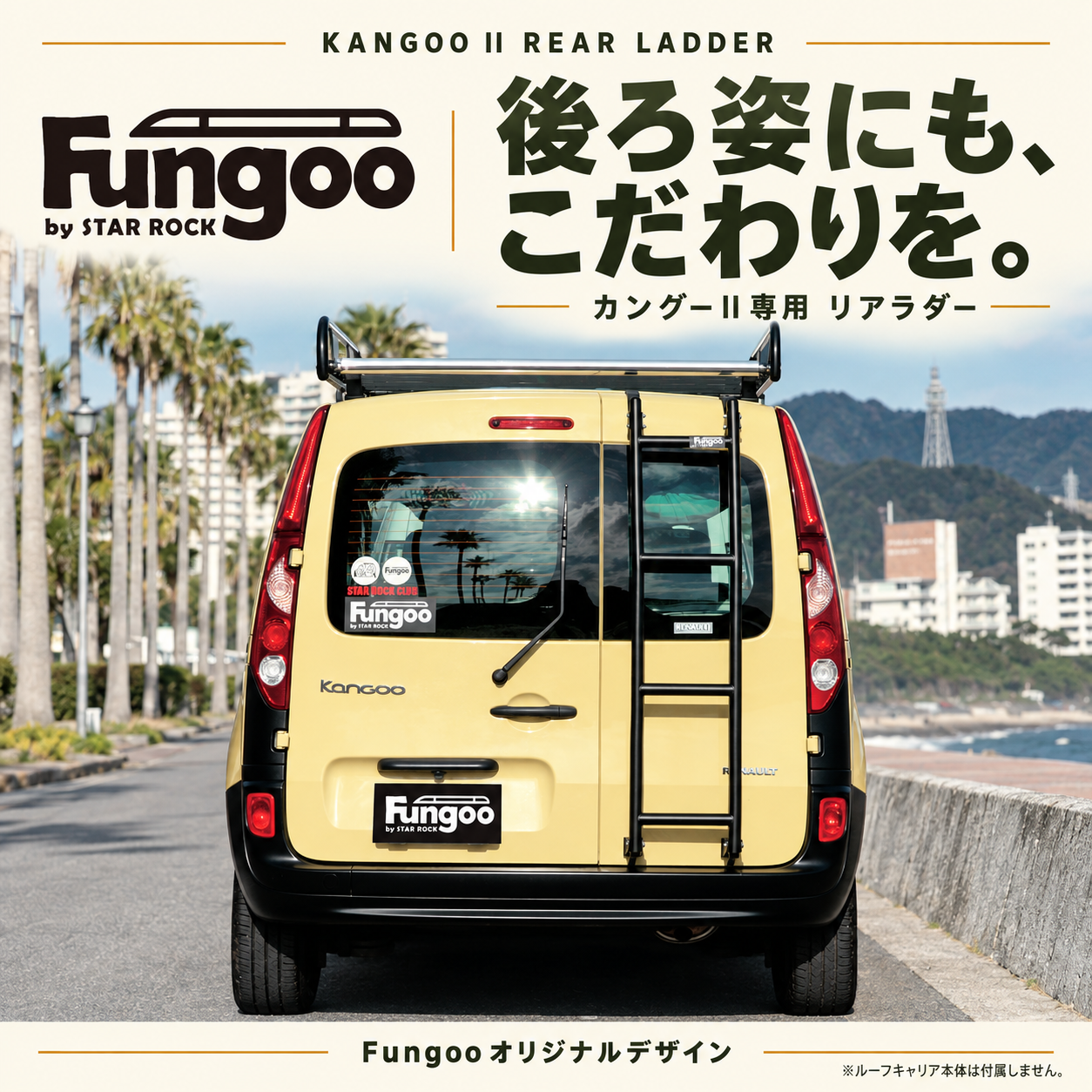 カングーⅡ専用 リアラダー KANGOO II REAR LADDER