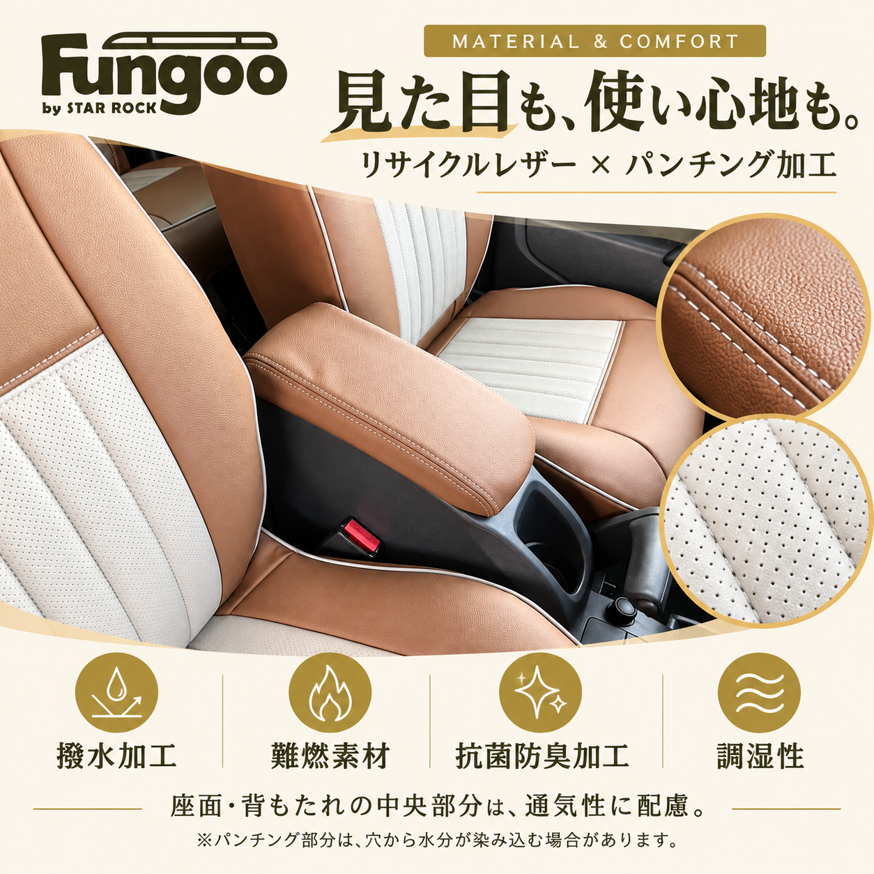 カングーⅡ専用 カスタムレザーシートカバー  FUNGOO CUSTOM LEATHER SEAT COVER FOR KANGOO II
